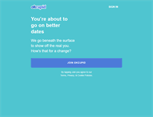 Tablet Screenshot of m.okcupid.com